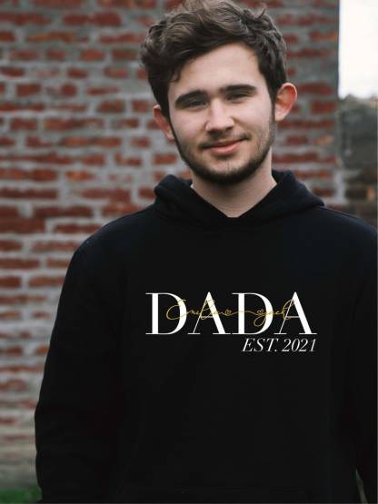 Custom Dad Hoodie with kids names Personalized Dad Hoodie Fathers Day Gift