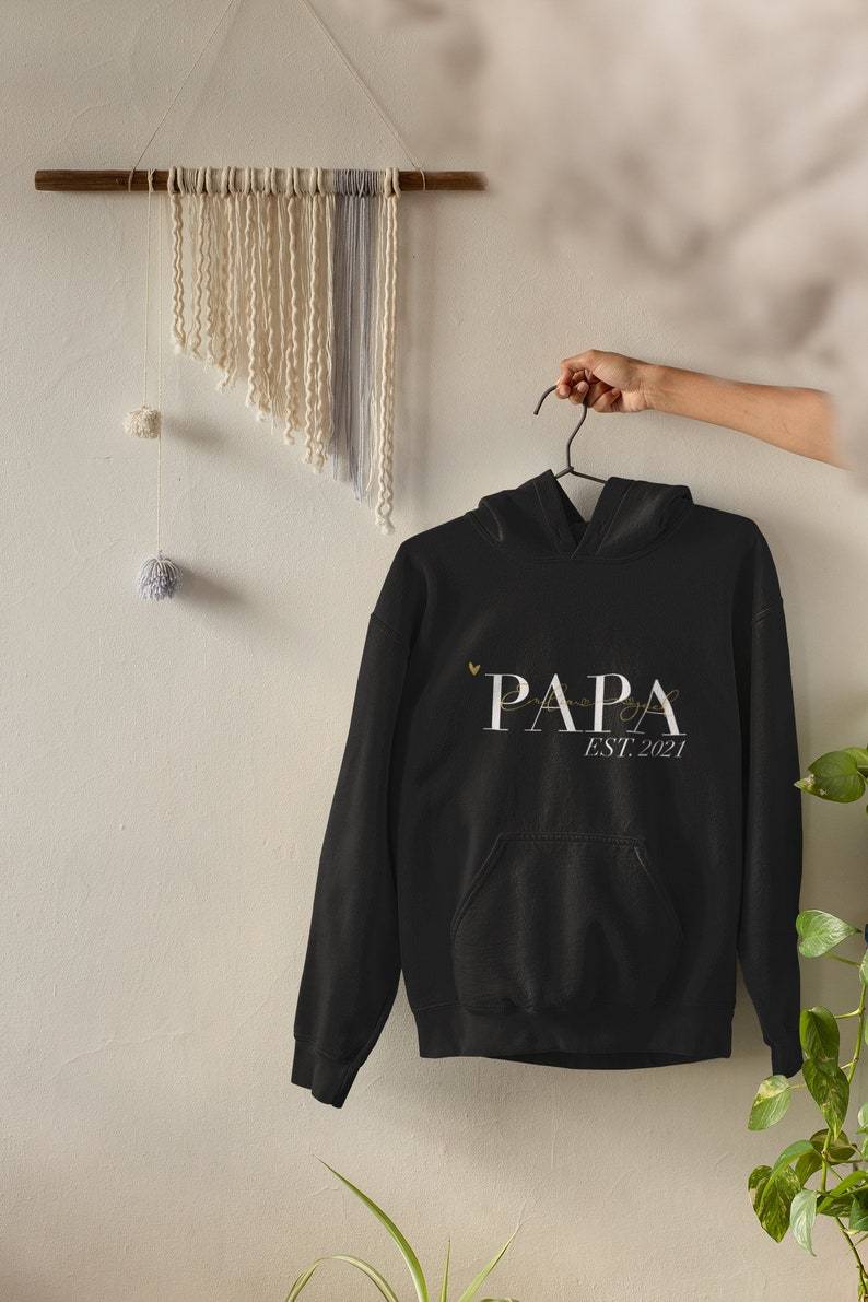 Custom Dad Hoodie with kids names, Personalized Hoodie, Gift For Dad