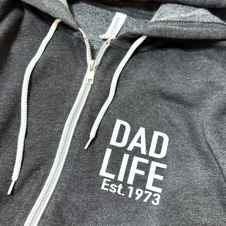 Dad Sweatshirt Hoodie, Dad Zip Up, Personalized Gifts, Father’s Day Gift