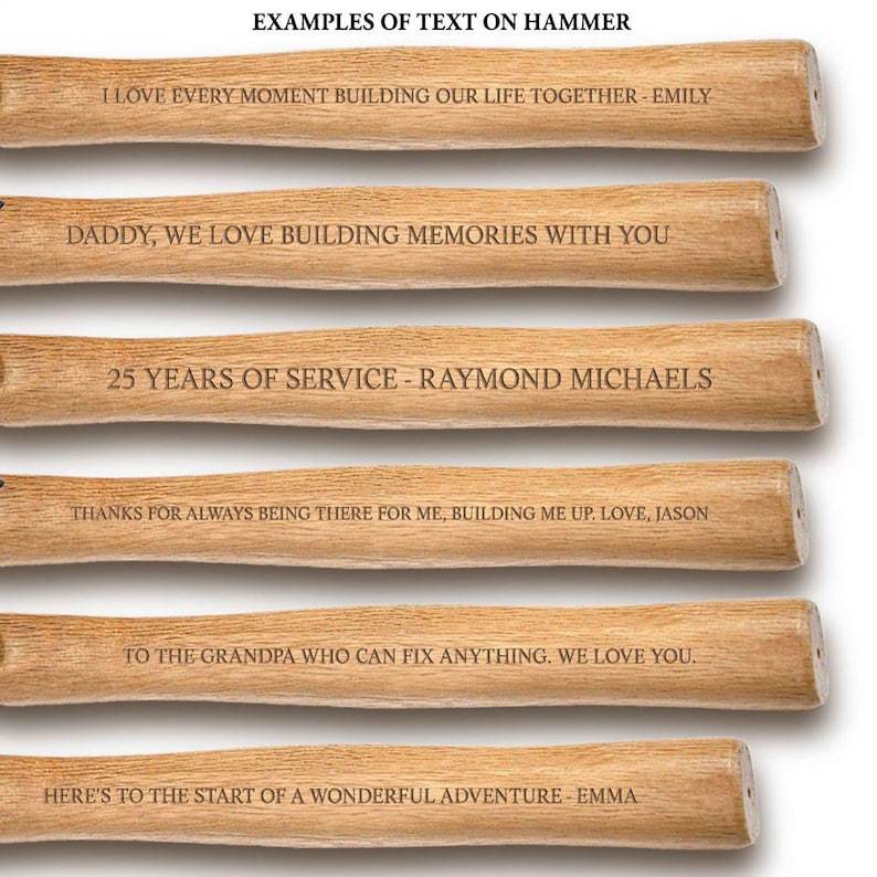 Bonds Built Personalized Gift For Dad - Custom Hammer And Case Gift To Father