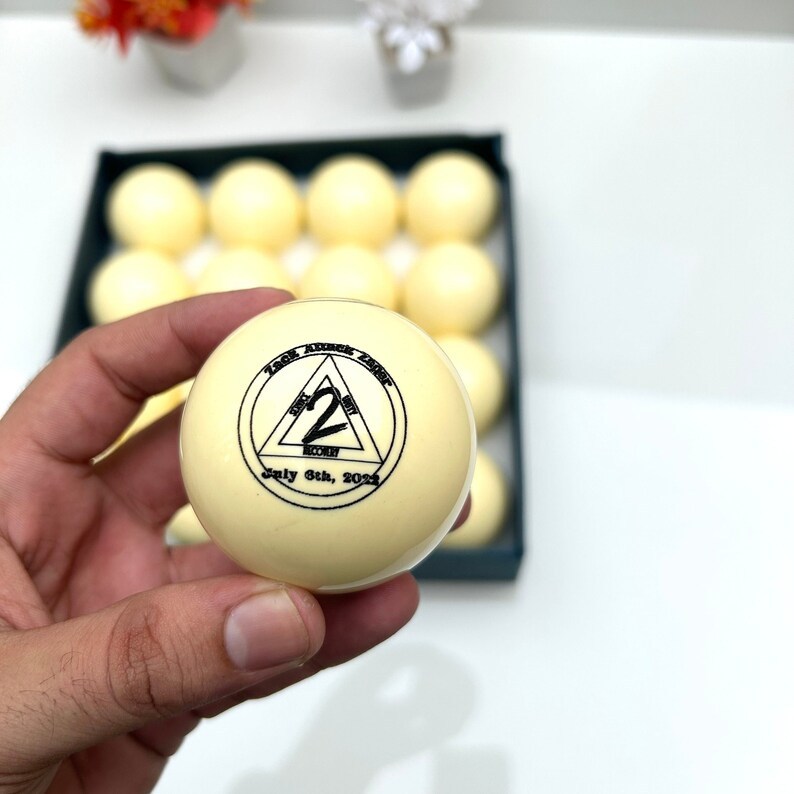 Engraved Cue Ball, Billiards Cue Ball, Best Gift For Dad, Father Day Gifts