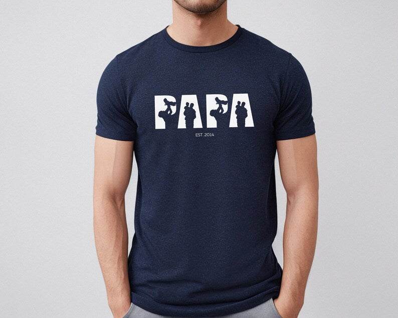Personalized Shirt For Father's Day, Father's Day Gift, Custom Shirt For Fathers With Name Or Year
