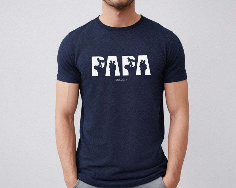 Personalized Shirt For Father's Day, Father's Day Gift, Custom Shirt For Fathers With Name Or Year