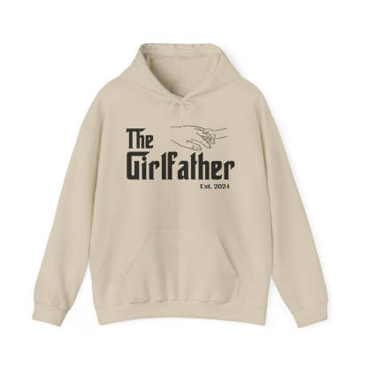 The Girlfather Hoodie, Personalized Dad of Girl Hoodie, Gift for Dad of Girls, Fathers Day Hoodie