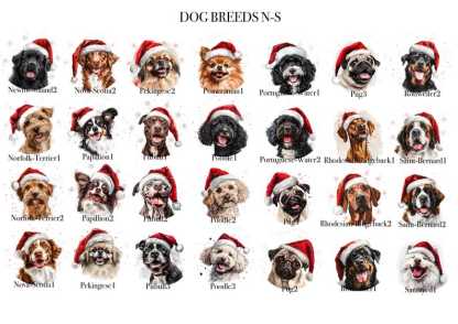 Christmas Dog Personalised Bauble,Christmas Tree Ornament,Pet Gift,Christmas Decoration