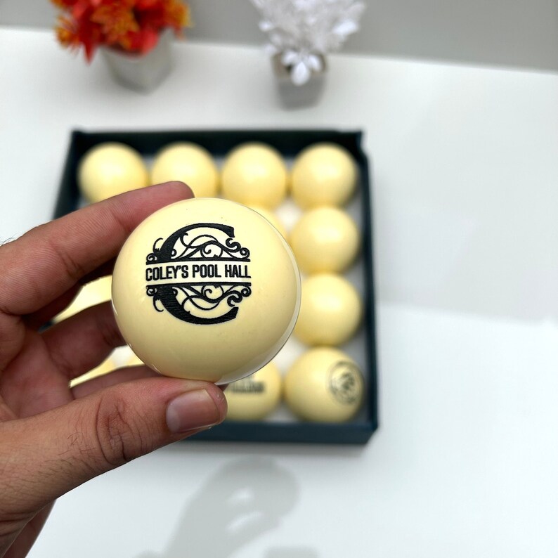 Engraved Cue Ball, Billiards Cue Ball, Best Gift For Dad, Father Day Gifts