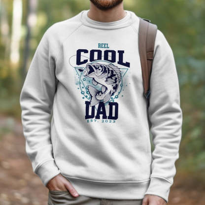 Reel Cool Dad Shirt, Daddy's Fishing Buddy T-Shirt, Dad Fisherman, Gift from Kid, Fathers Day Present