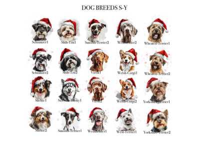 Christmas Dog Personalised Bauble,Christmas Tree Ornament,Pet Gift,Christmas Decoration