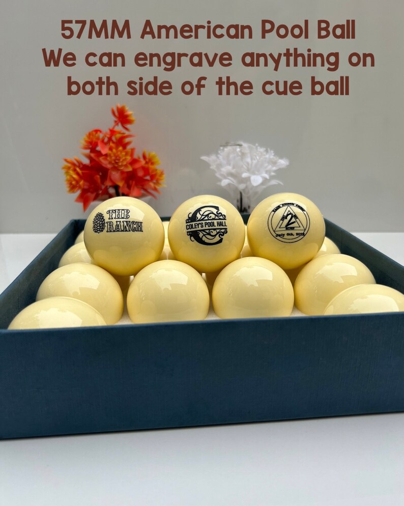 Engraved Cue Ball, Billiards Cue Ball, Best Gift For Dad, Father Day Gifts