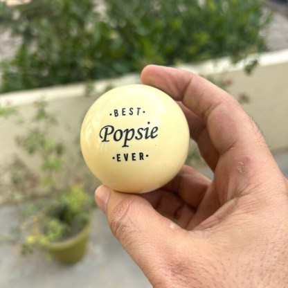 Engraved Cue Ball, Billiards Cue Ball, Best Gift For Dad, Father Day Gifts