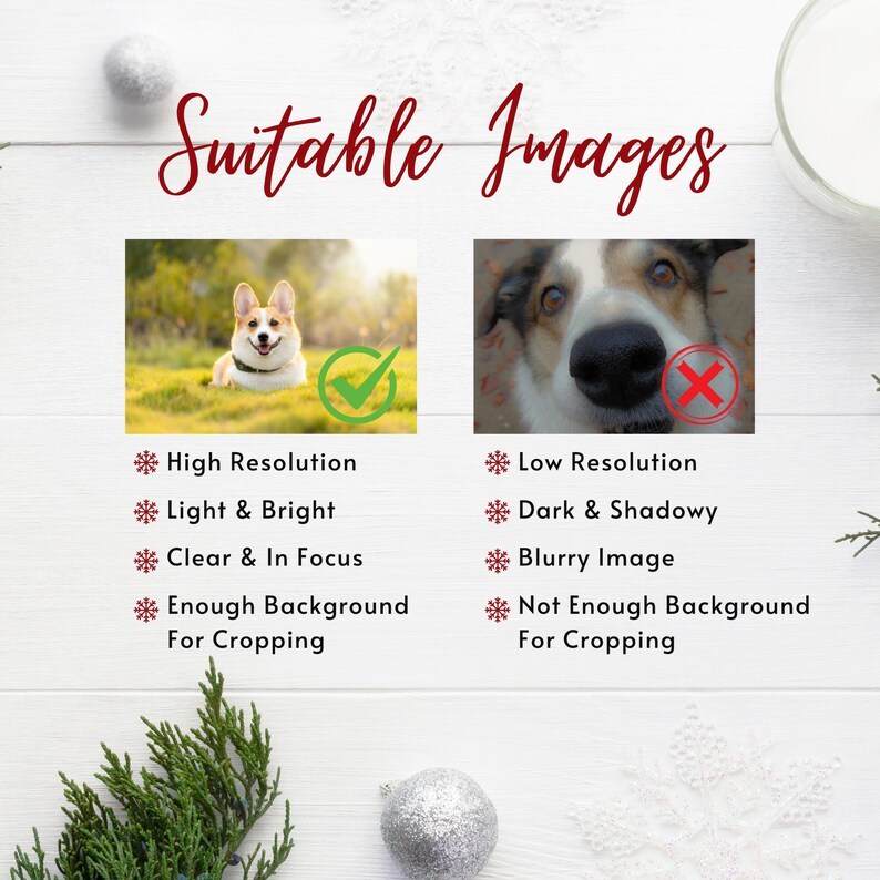 Personalized Watercolor Christmas Pet Portrait Photo Blanket
