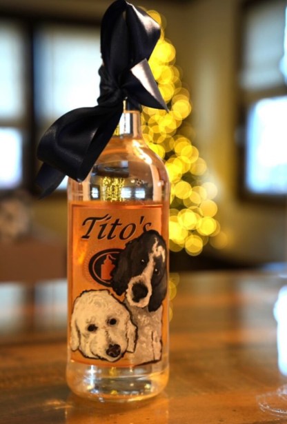 Personalized Pet Painting Whiskey Bottle - Gift For Pet Lovers