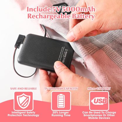 Electric Heating Scarf with 3 Temperature, Intelligent Electric Heating Scarf