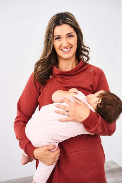 Latched Mama Harbor Snap Nursing Pullover