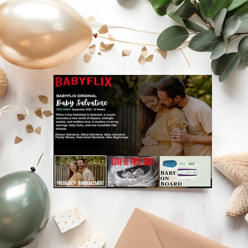 Record The Process Of Becoming A New Father, Photo Movie Frame, The Birth Of A New Baby Father's Day Gift