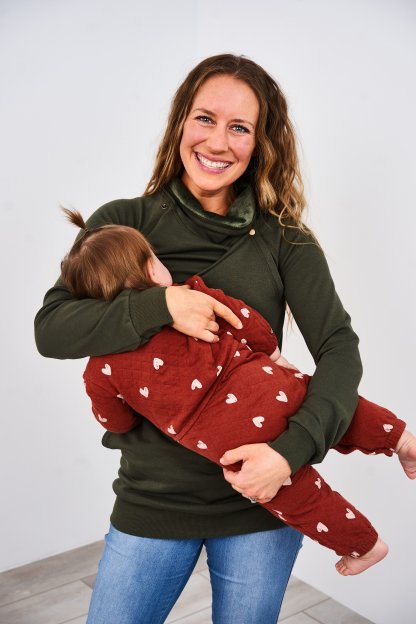 Latched Mama Harbor Snap Nursing Pullover