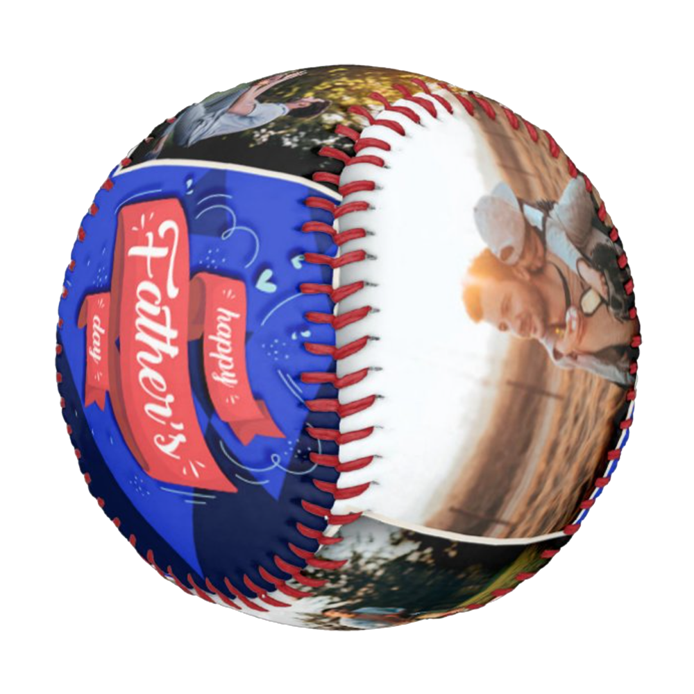Personalized Photo Baseball Emblem Design Baseball Gifts For Baseball Lovers Father's Day Baseball Gifts For Dad, Son, Grandpa