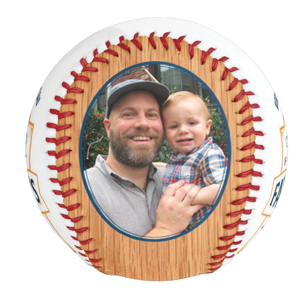Personalized Photo Baseball Emblem Design Baseball Gifts For Baseball Lovers Father's Day Baseball Gifts for Dad 