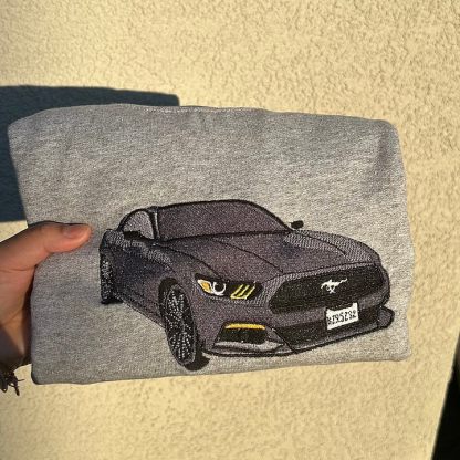 Custom Car Embroidered Shirt – Perfect Gift for Car Lovers and Couples!!!