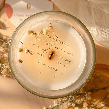 Secret Message Scented Candle