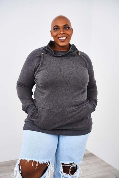 Latched Mama Harbor Snap Nursing Pullover