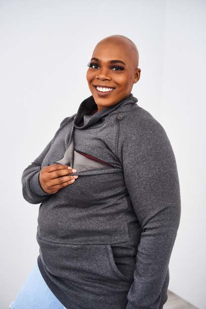Latched Mama Harbor Snap Nursing Pullover