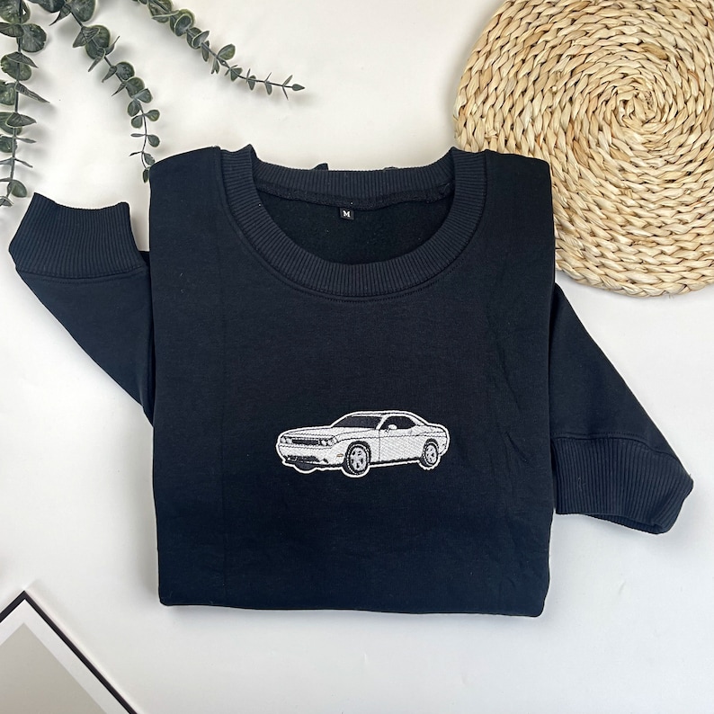 Custom Car Embroidered Shirt – Perfect Gift for Car Lovers and Couples!!!