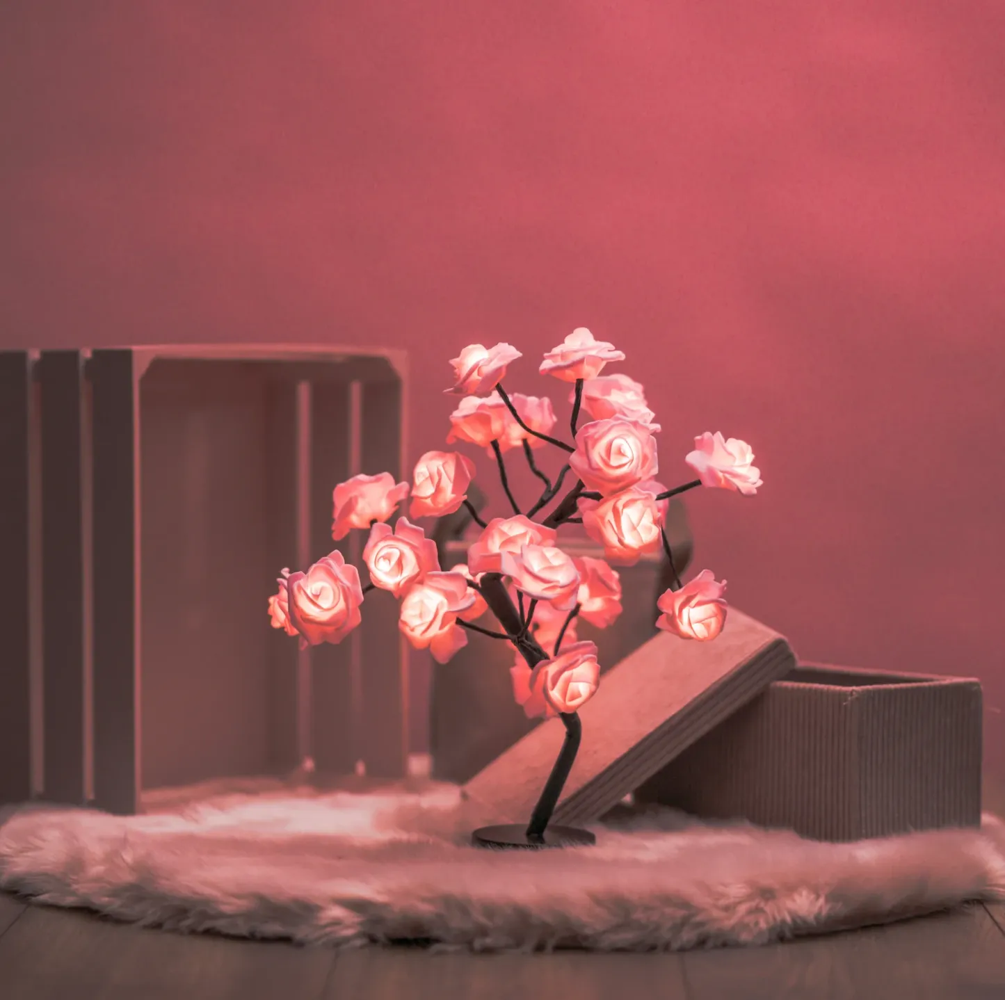 💕Forever Rose Tree Lamp