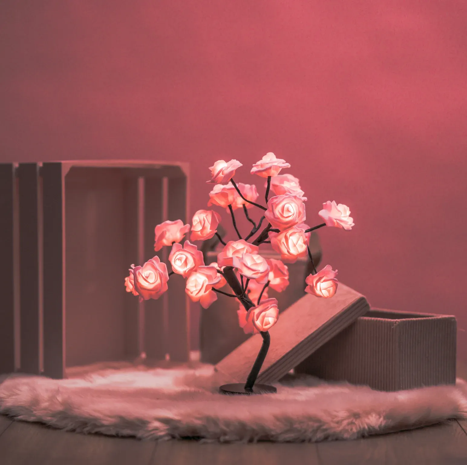 💕Forever Rose Tree Lamp