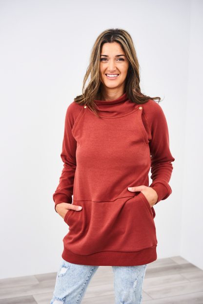 Latched Mama Harbor Snap Nursing Pullover