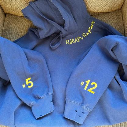 VINTAGE CUSTOM CREW-Custom Embroidered Hand Distressed Crew Neck Sweatshirt