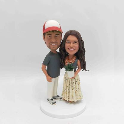 Personalized Couple Bobbleheads Wedding Gifts For Couple,Unique Christmas Gifts For Couples