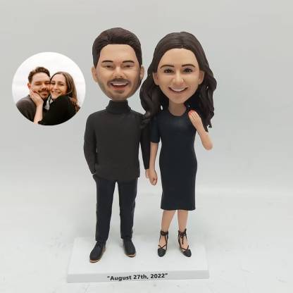 Personalized Couple Bobbleheads Wedding Gifts For Couple,Unique Christmas Gifts For Couples