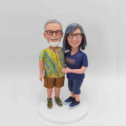Personalized Couple Bobbleheads Wedding Gifts For Couple,Unique Christmas Gifts For Couples