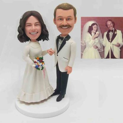 Personalized Couple Bobbleheads Wedding Gifts For Couple,Unique Christmas Gifts For Couples