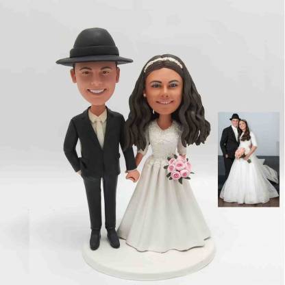 Personalized Couple Bobbleheads Wedding Gifts For Couple,Unique Christmas Gifts For Couples