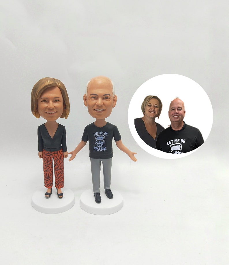 Personalized Couple Bobbleheads Wedding Gifts For Couple,Unique Christmas Gifts For Couples