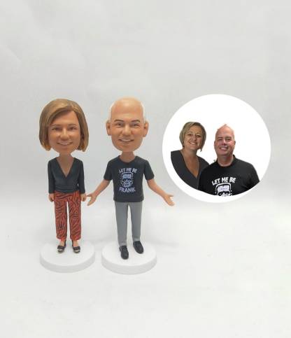 Personalized Couple Bobbleheads Wedding Gifts For Couple,Unique Christmas Gifts For Couples