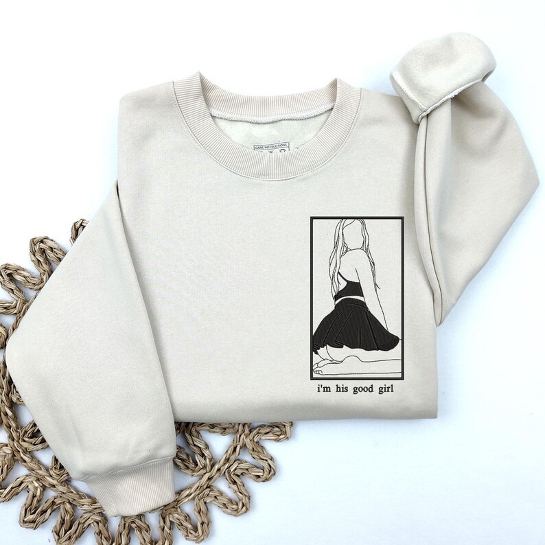 Custom-Designed Sexy Photo Embroidered Sweatshirt, A Perfect Christmas Gift For Your Boyfriend/Husband.