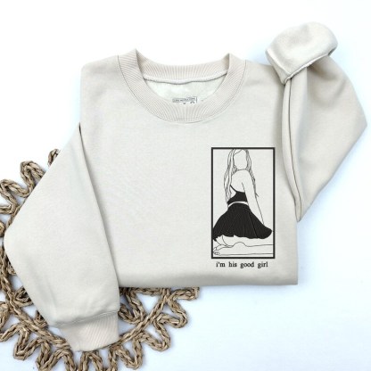 Custom-Designed Sexy Photo Embroidered Sweatshirt, A Perfect Christmas Gift For Your Boyfriend/Husband.