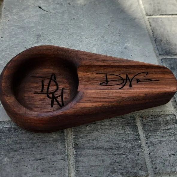 Personalized Name Walnut Cigar Ash Tray
