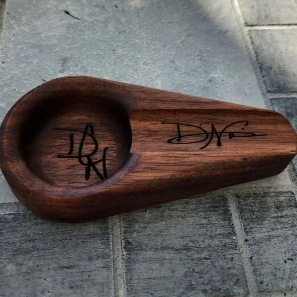 Personalized Name Walnut Cigar Ash Tray