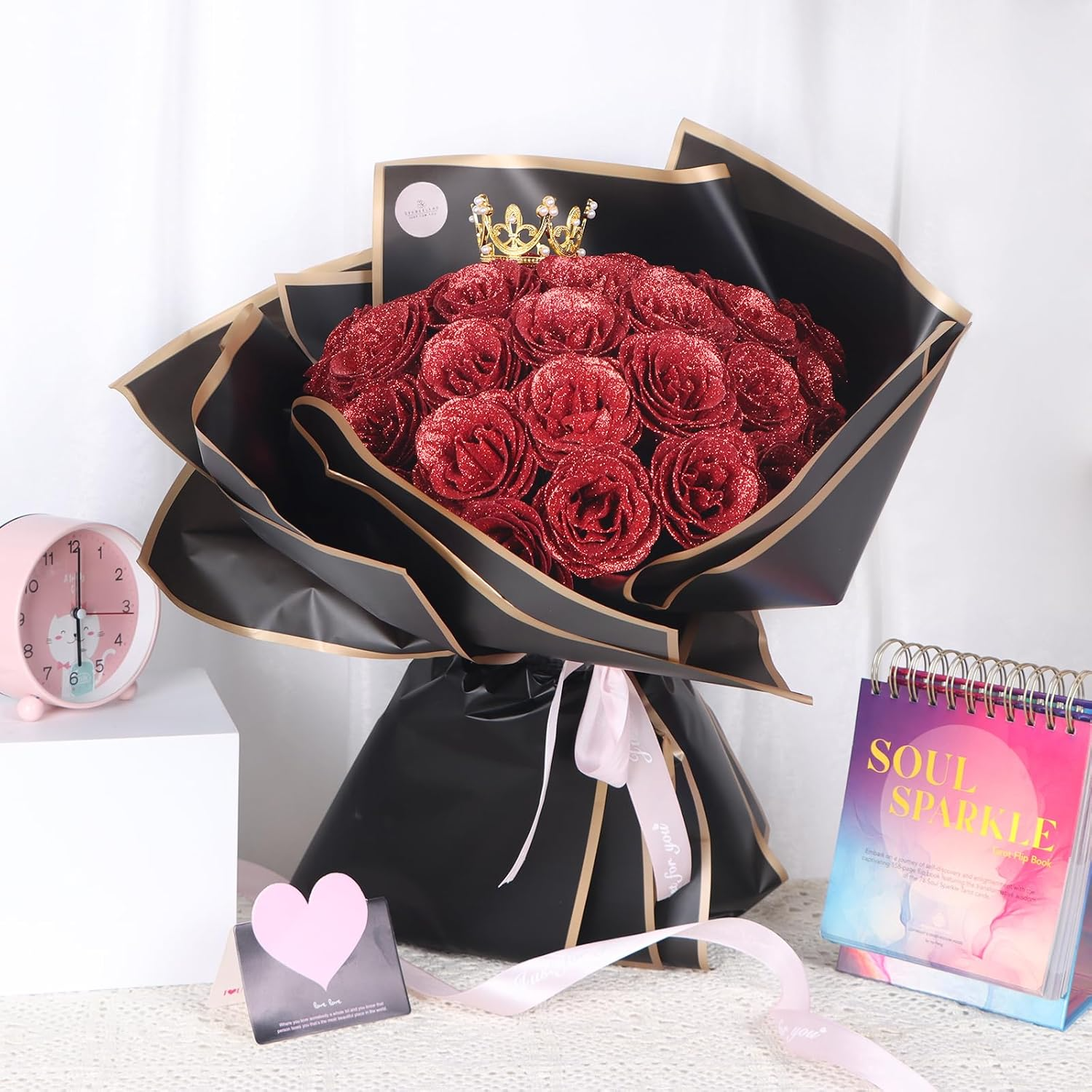 💕Glitter Rose Bouquet💕 - Best Gift to Lover