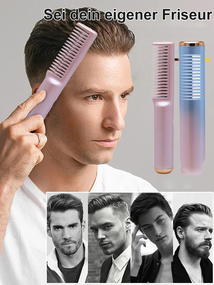 Tragbarer doppelter Zweck gerader Haarkamm
