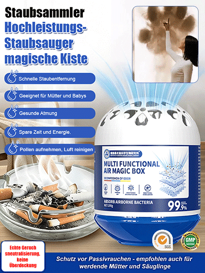 [1 Jahre lang kein Reinigen nötig] Zauber-Staubsaugerbox