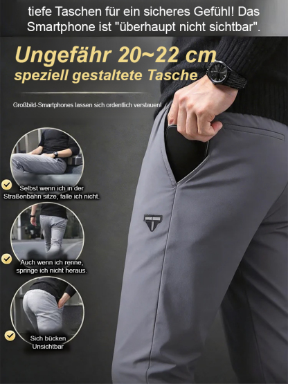 Elastische gerade Hose, Freizeit und Sport in einem.
