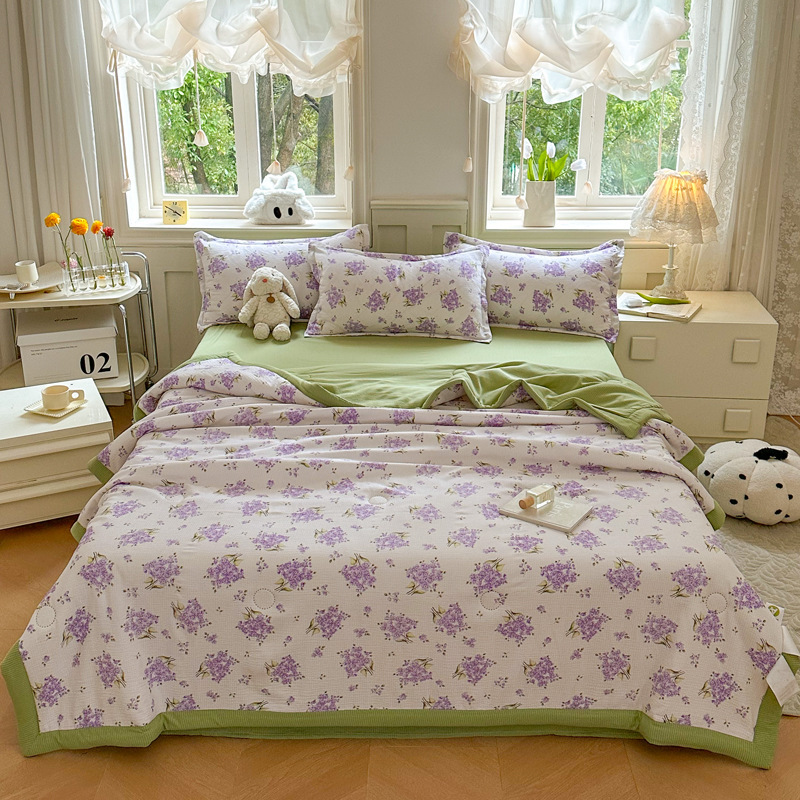 Bubble Cotton Summer Comforter