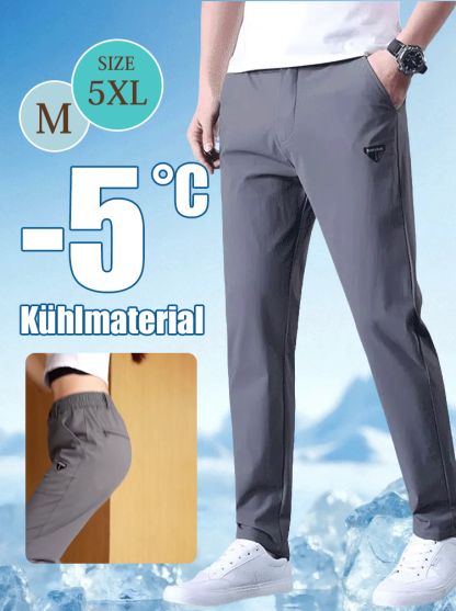 Elastische gerade Hose, Freizeit und Sport in einem.
