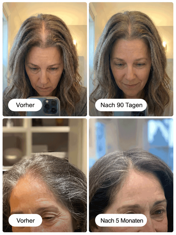 Von strohig zu seidig in 3 Minuten. Rotlicht-Öl-Kamm repariert Haare und fördert das Wachstum.