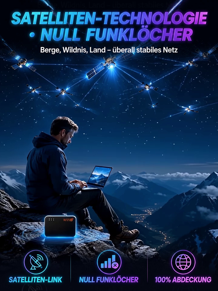 [Visumfrei für Geschäftsreisende, keine Funklöcher] Tragbares WLAN